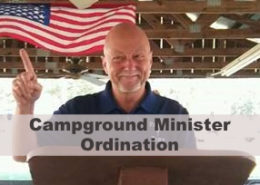 Campground Minister Ordination