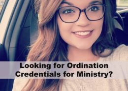 Ordination Credentials for Ministry