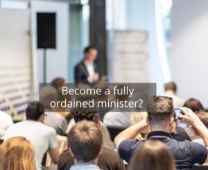 Become an Ordained Minister